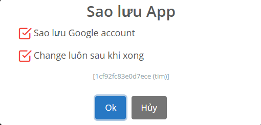 Backup Data